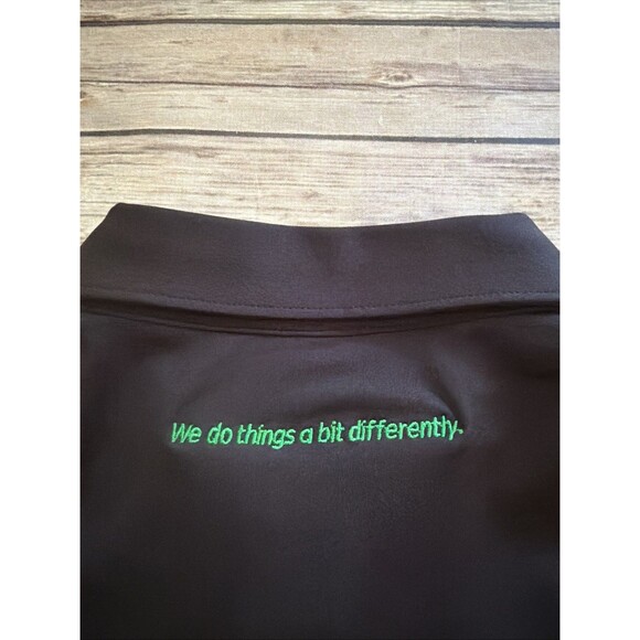 NWT Men's Peter Millar Crown Polo Medium Solid Black Pima Cotton Blend ME0Ek01S - Picture 10 of 10